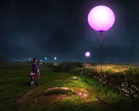 Hadrians-Wall_Connecting_Light_visualisation