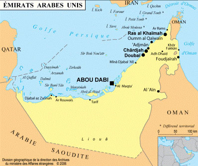 Abu Dhabi carte