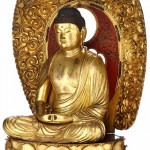 Le Buddha Amida assis