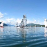 Catamarans-sur-le-lac-du-Bourget