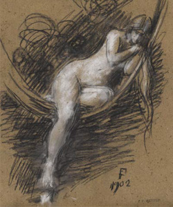 Sara la baigneuse, 1902, Jean Jacques Henner