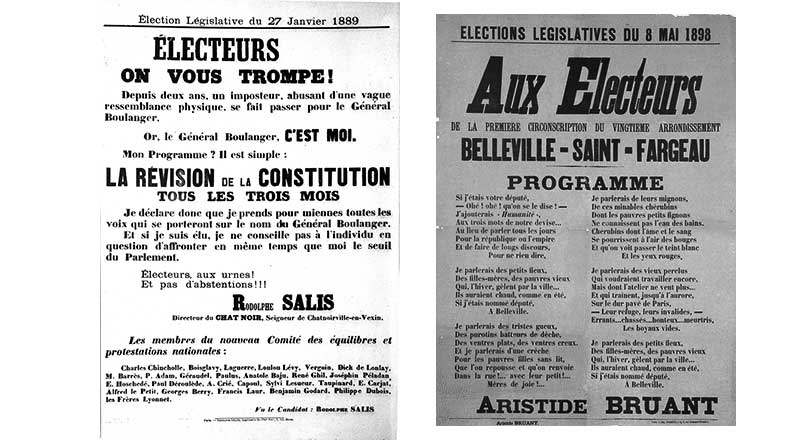 affiche électorale - électeurs on vous trompe !