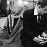 Jaeger-LeCoultre, James Dean goes over his script on the set of “Rebel Without A Cause”, Warner Brothers Studios, 1955© Bob Willoughby