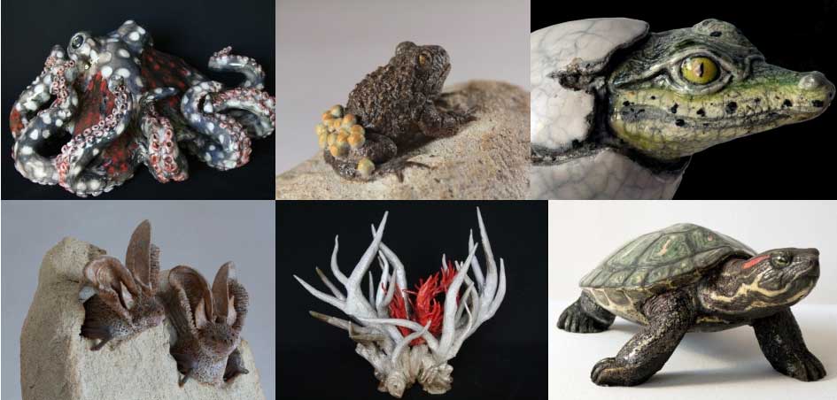 Céramiques sauvages - bestiaire de sculptures céramiques