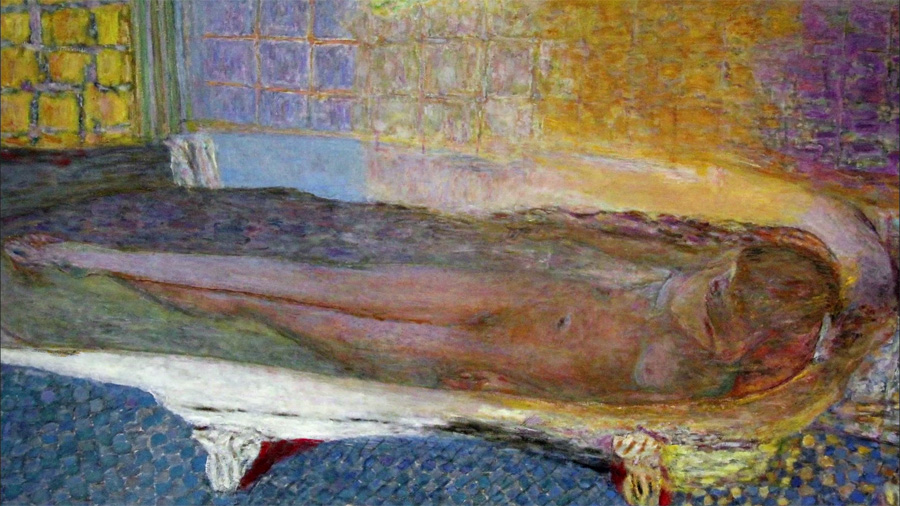 musée Bonnard : Pierre Bonnard, Nu dans le bain, ou Nu à la baignoire, 1937 Paris, musée d’Art moderne de la Ville de Paris © RMN/Agence Bulloz