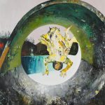 SHIFT – Emmanuel Bornstein, The Tunnel III, huile sur toile, 300 x 200 cm, 2016 Crédit Marcus Schneider, Berlin