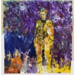 SHIFT – Emmanuel Bornstein, Vaterfigur IV, huile sur toile, 200 x 187 cm, 2020 – credit Uwe Walter Studio, Berlin