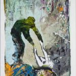 SHIFT – Emmanuel Bornstein, Vladimir und Estragon, huile sur toile, 200 x 150 cm, 2020 – Crédit Manuel Carreon Lopez, Vienne