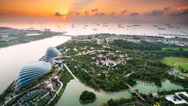 Vue de Singapour