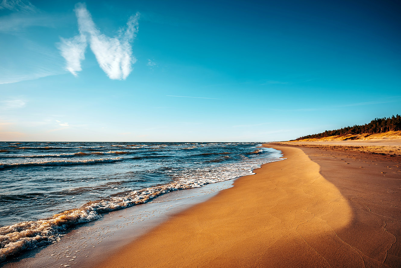 Lituanie : Palanga beach 