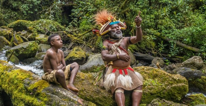 Mundiya Kepanga, chef papou, est un des invités d’honneur de l’Évian Summit 2023 © Lato Sensu Productions