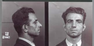 Photo anthropométrique de Missak Manouchian prise lors de son arrestation. Paris, 18 novembre 1943. © Archives de la préfecture de police de Paris.
