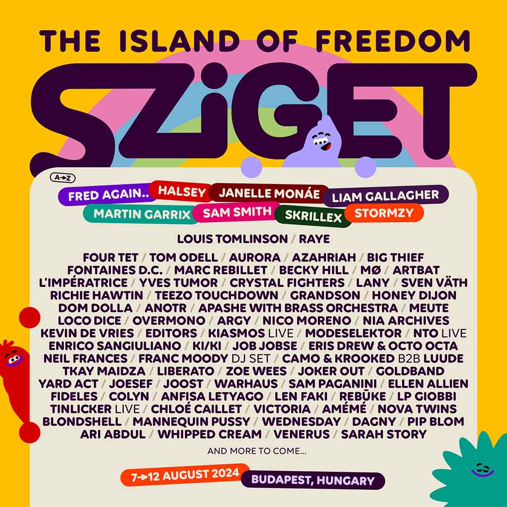 Le Sziget se tient cette année du 7 au 12 août 2024