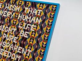 Jeffrey Gibson. This is dedicated to the one I love