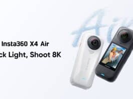Nouvelle caméra 360 8K ultra-légère d'Insta360