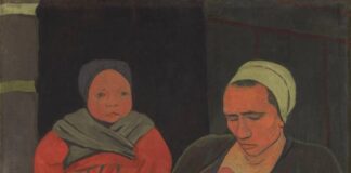 Le choc Nabis à la galerie Waddington Custot Paul Sérusier, Bretonne allaitant, 1892, huile