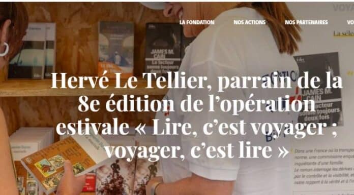 Hervé Le Tellier, parrain de « Lire, c’est voyager ; voyager, c’est lire » Lire, c’est voyager ; voyager, c’est lire