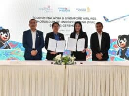 Tourism Malaysia et Singapore Airlines