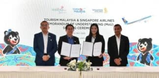 Tourism Malaysia et Singapore Airlines