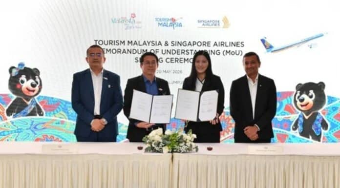 l’Office du Tourisme de Malaisie et Singapore Airlines s’associent ! Tourism Malaysia et Singapore Airlines