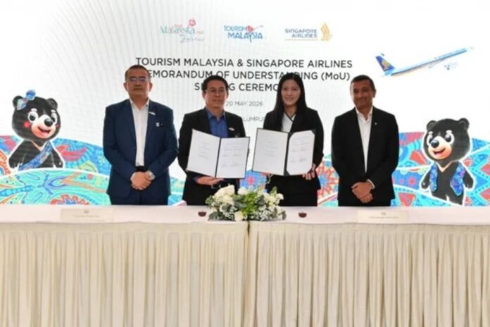 Tourism Malaysia et Singapore Airlines