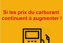Si les prix du carburant continuent à augmenter ?