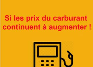 Si les prix du carburant continuent à augmenter ?
