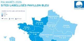 palmarès 2026 des plages et ports de plaisance labellisés Pavillon Bleu !