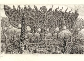 Laurent Gapaillard « ArchiCultures » au Château Bellefont-Belcier IMMEUBLE CANDELABRE byL. Gapaillard