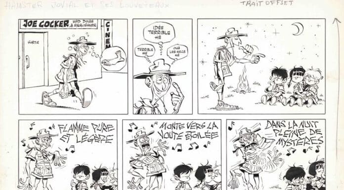 GOTLIB : Rétrospective chez Huberty & Breyne Marcel Gotlib, Hamster Jovial et ses Louveteaux - Joe Cocker © Courtesy de l'artiste et Galerie Huberty & Breyne, 2026