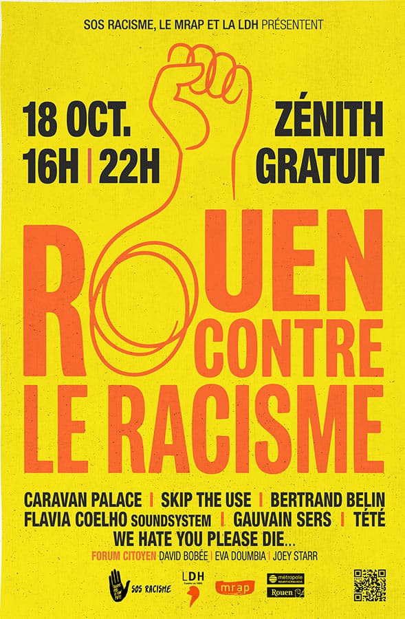 Affiche RCR 2026 Rouen contre le racisme
