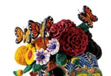 Día de Muertos - © Arte Casbal Terre cuite polychrome à froid Izucar de Matamoros, Puebla